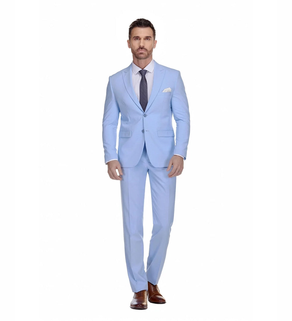 Sky Blue 2 Piece Suit