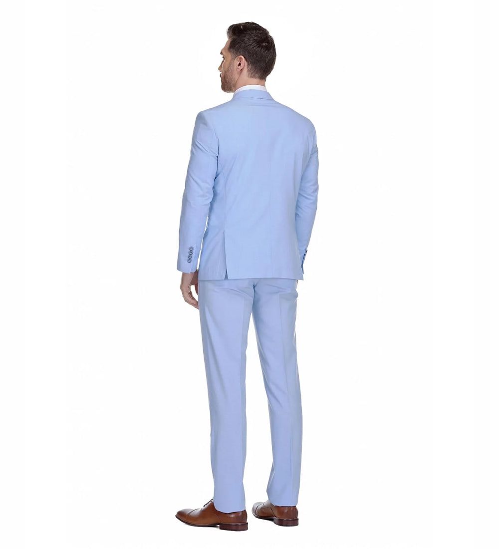 Sky Blue 2 Piece Suit