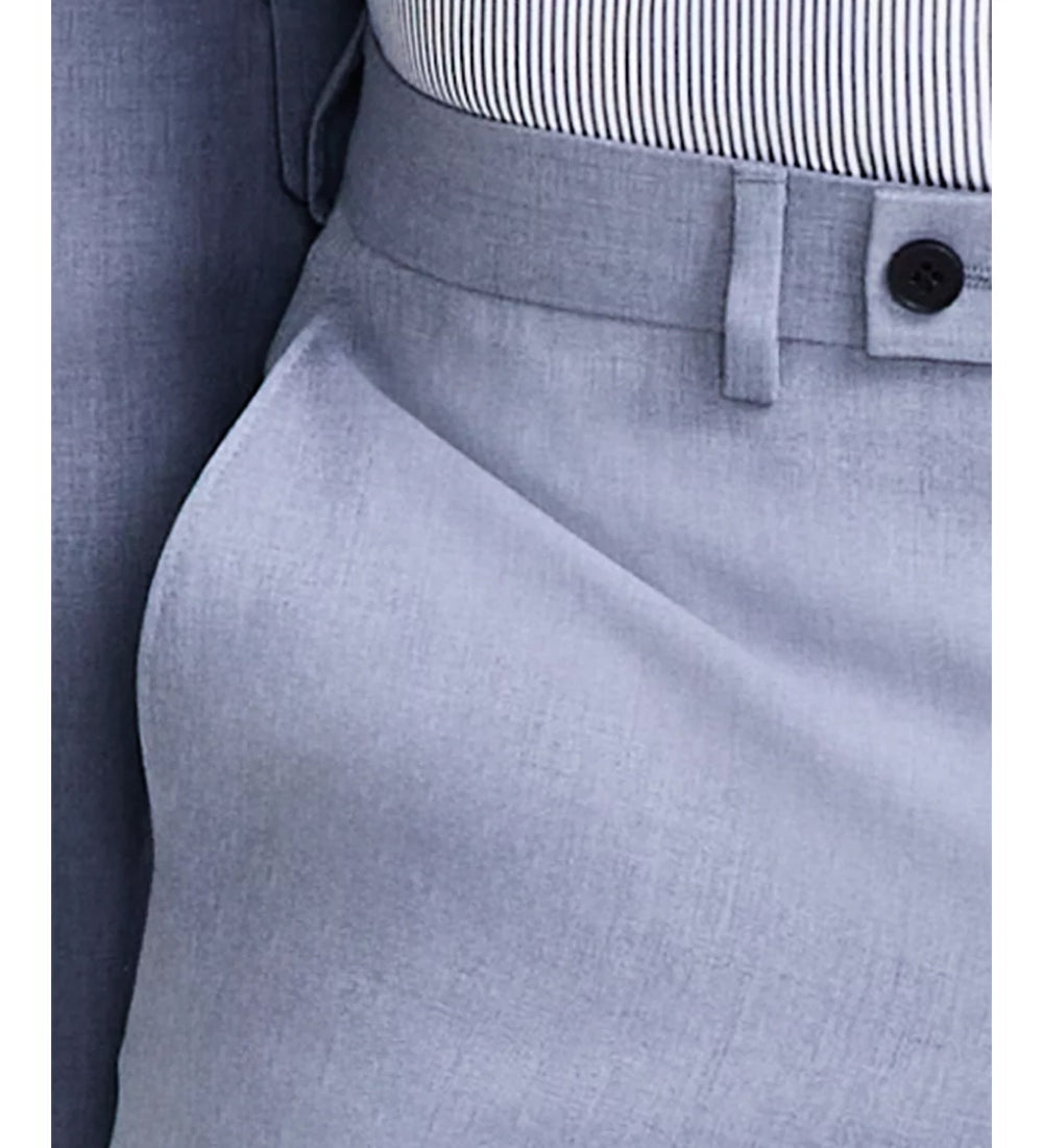 Light Blue 2 Piece Suit