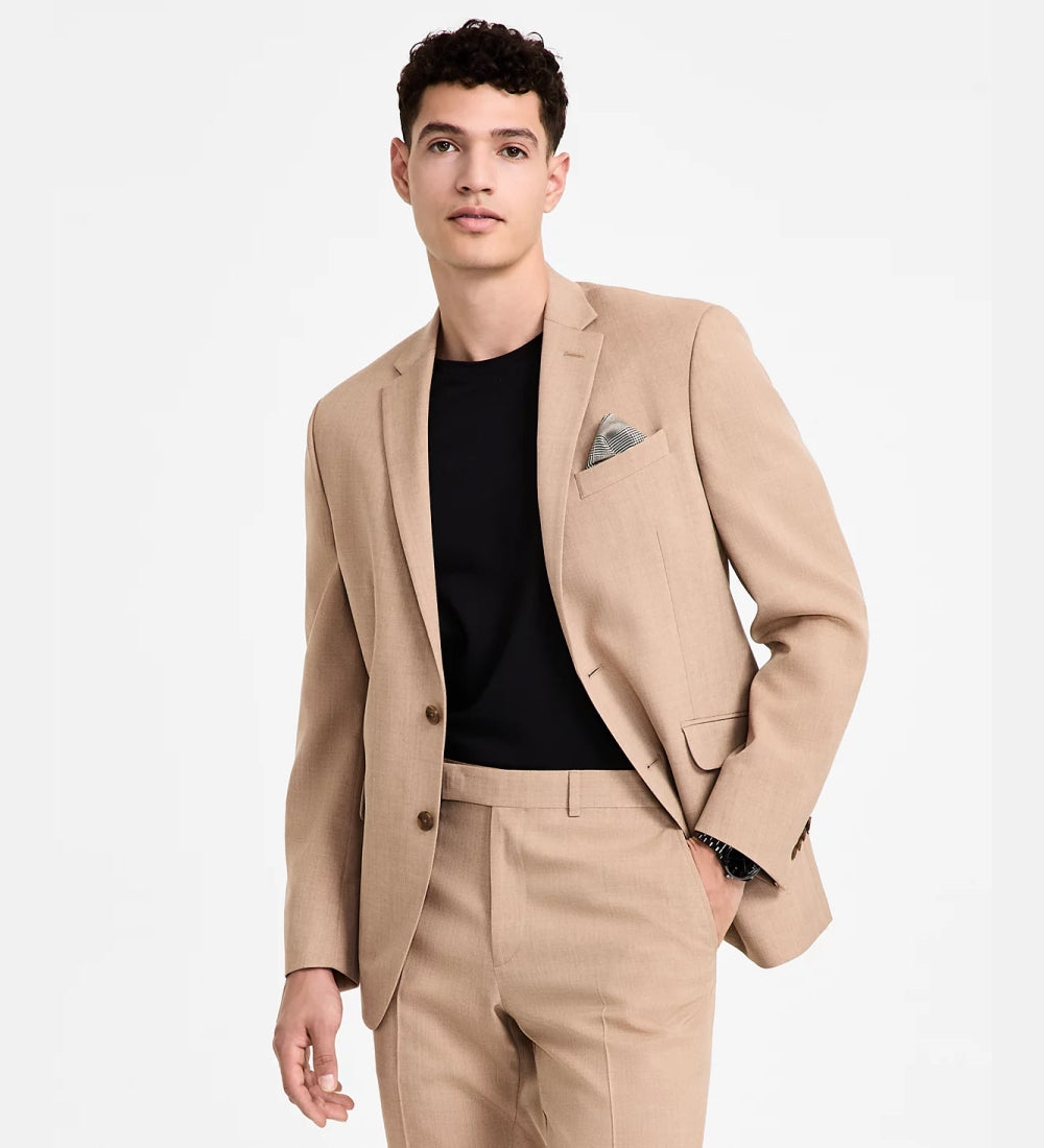 Tan 2 Piece Suit