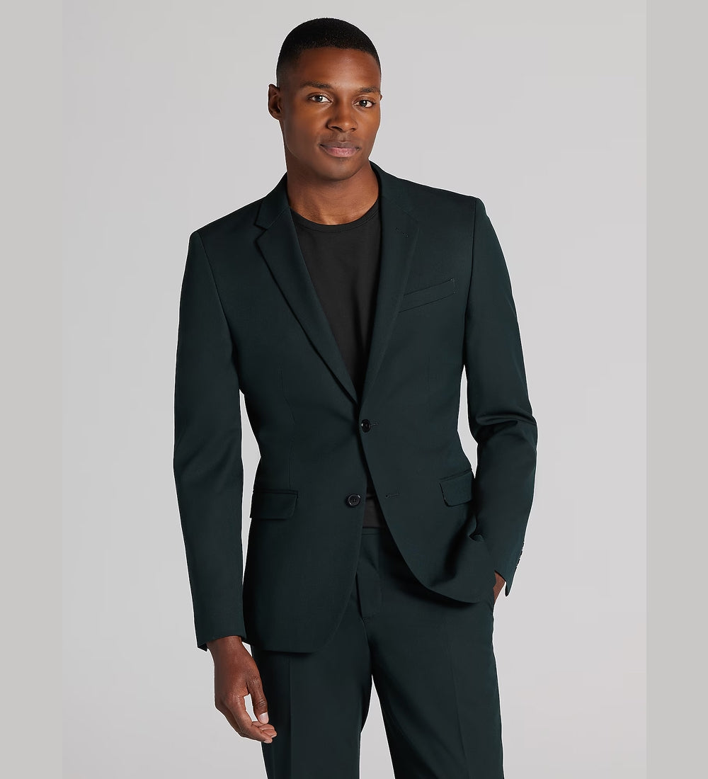 Dark Green 2 Piece Suit