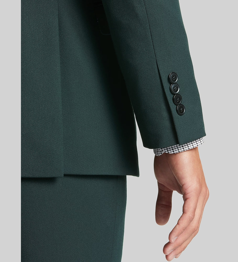 Dark Green 2 Piece Suit
