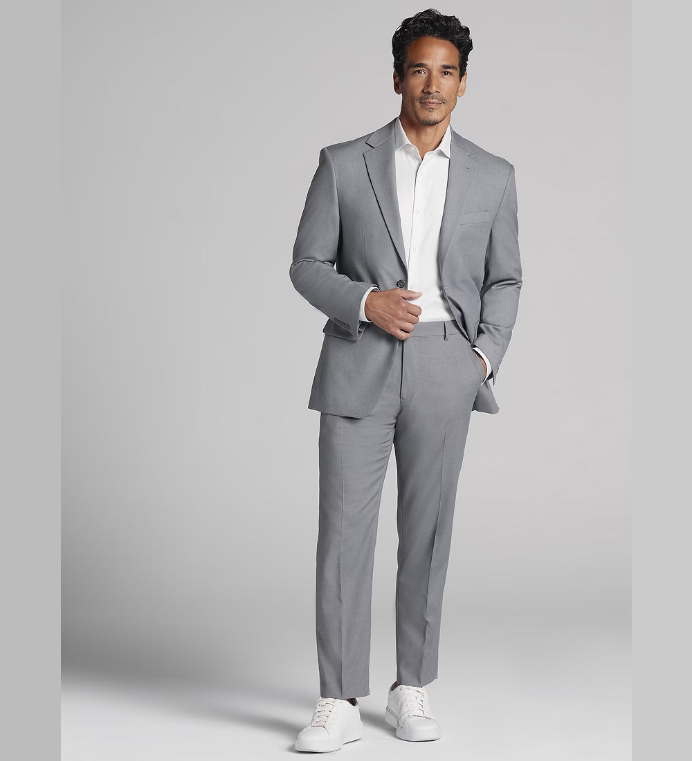 Med Gray 2 Piece Suit