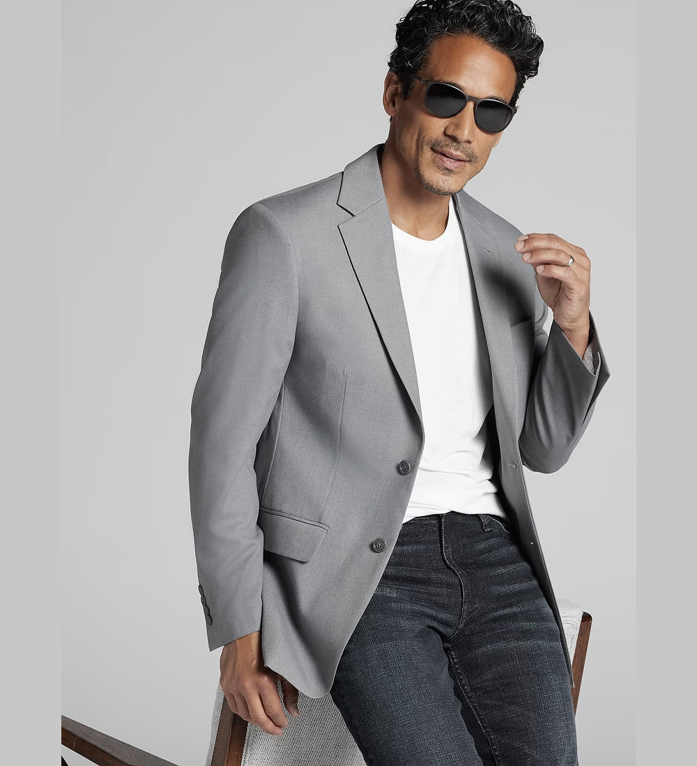 Med Gray 2 Piece Suit