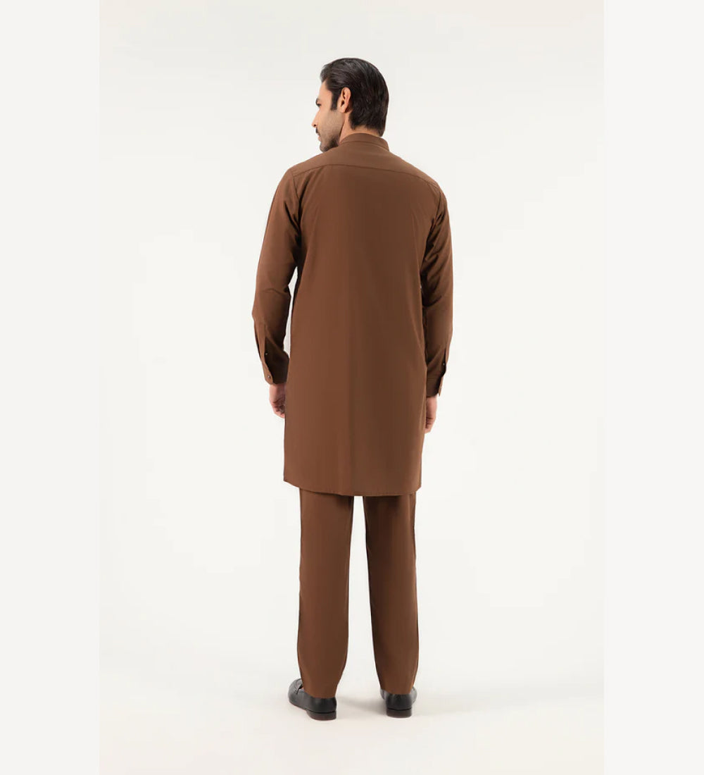 Fancy Pajama Suit - Brown