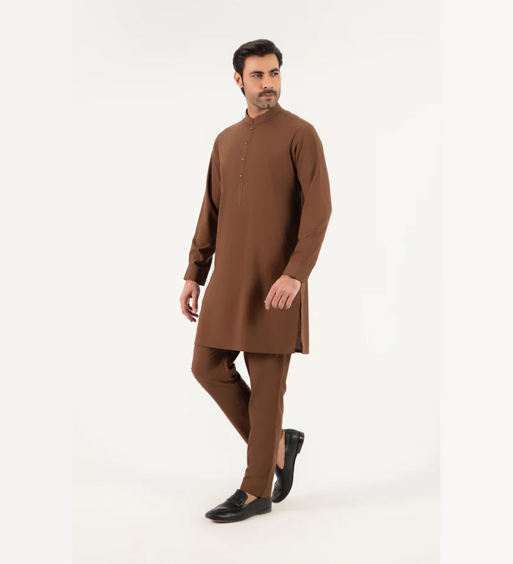 Fancy Pajama Suit - Brown