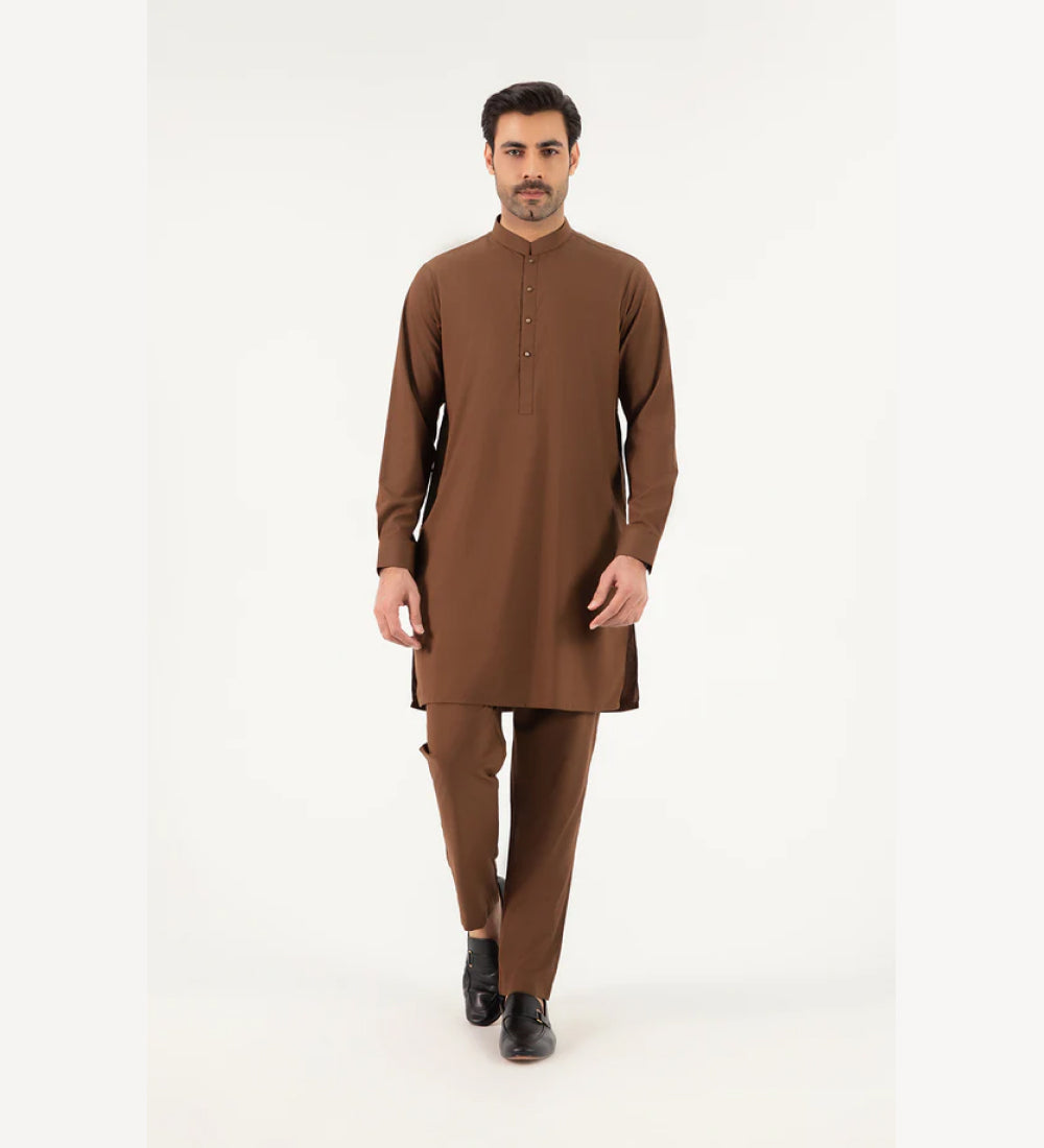 Fancy Pajama Suit - Brown